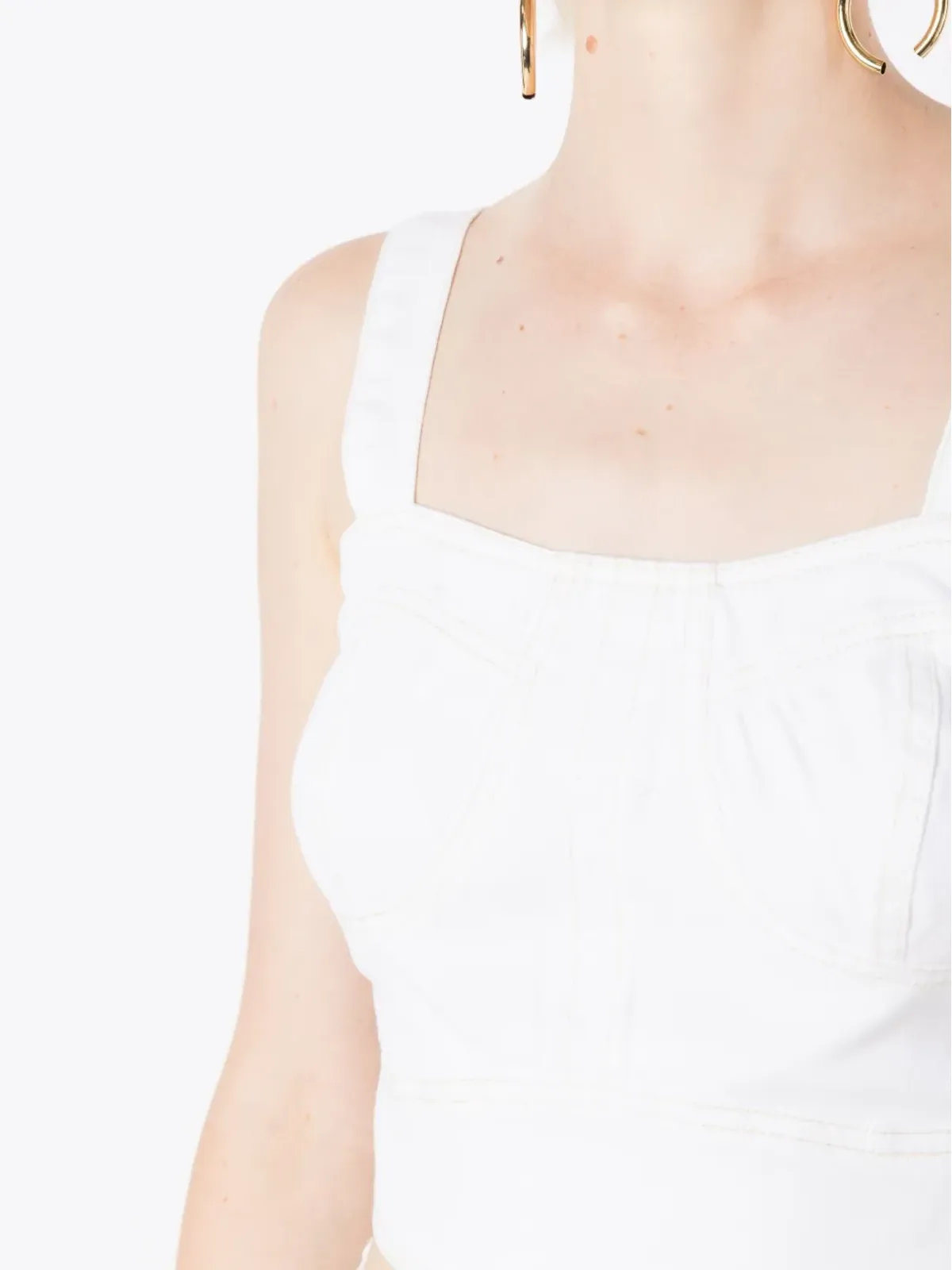 Lethicia Bronstein アナ コルセット クロップトップ - 画像5