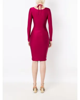 Lethicia Bronstein Marylin 長袖ミディドレス - サムネイル4
