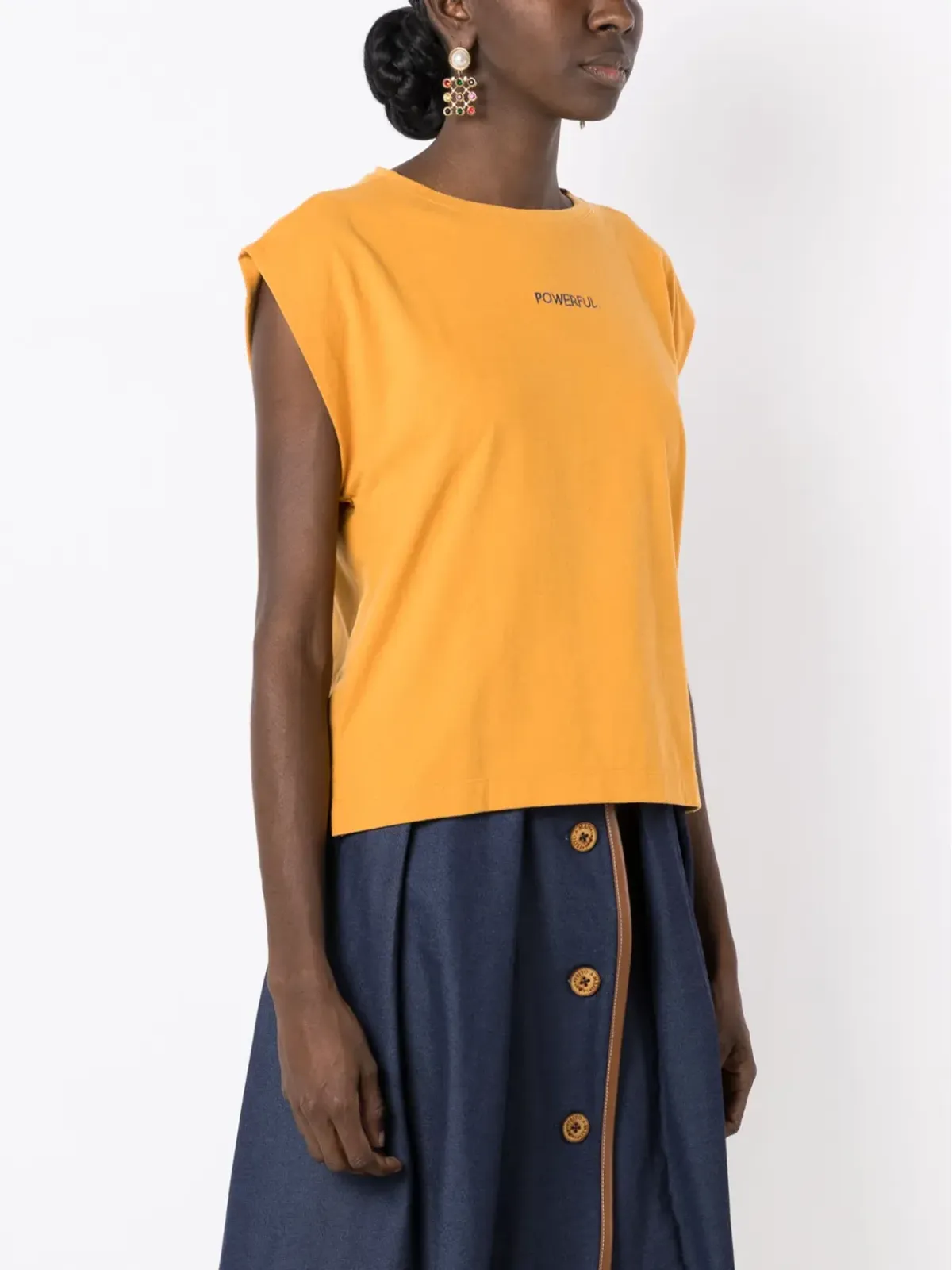 Lethicia Bronstein Ayla パワフル Tシャツ - 画像3