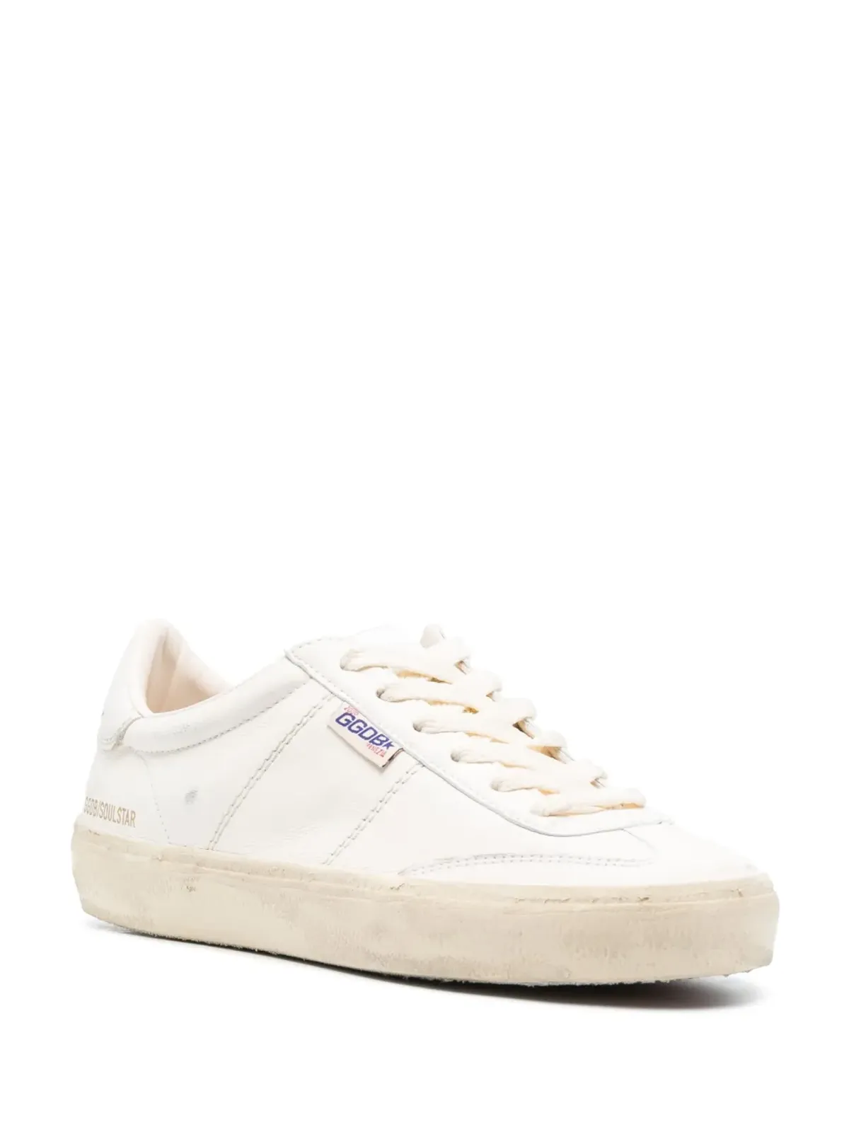 Golden Goose ダメージ加工レザー スニーカー - 画像2