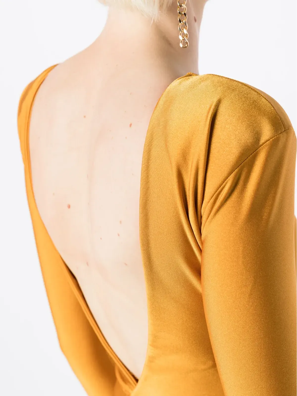 Lethicia Bronstein グレイシー Vバック ボディコン ドレス - 画像5