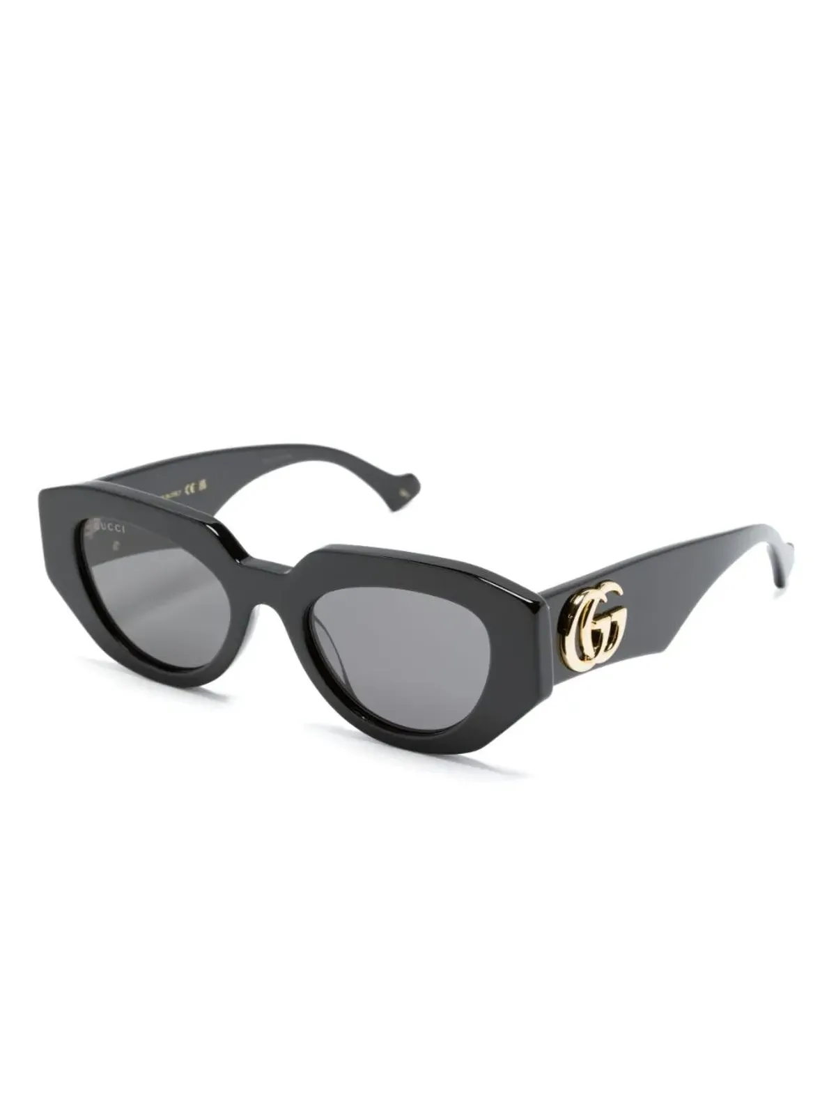 Gucci Eyewear ダブルG ジオメトリックフレーム サングラス - 画像2
