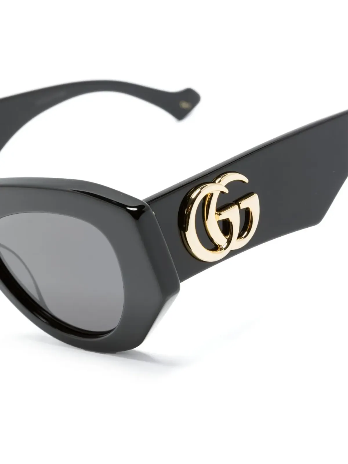 Gucci Eyewear ダブルG ジオメトリックフレーム サングラス - 画像3