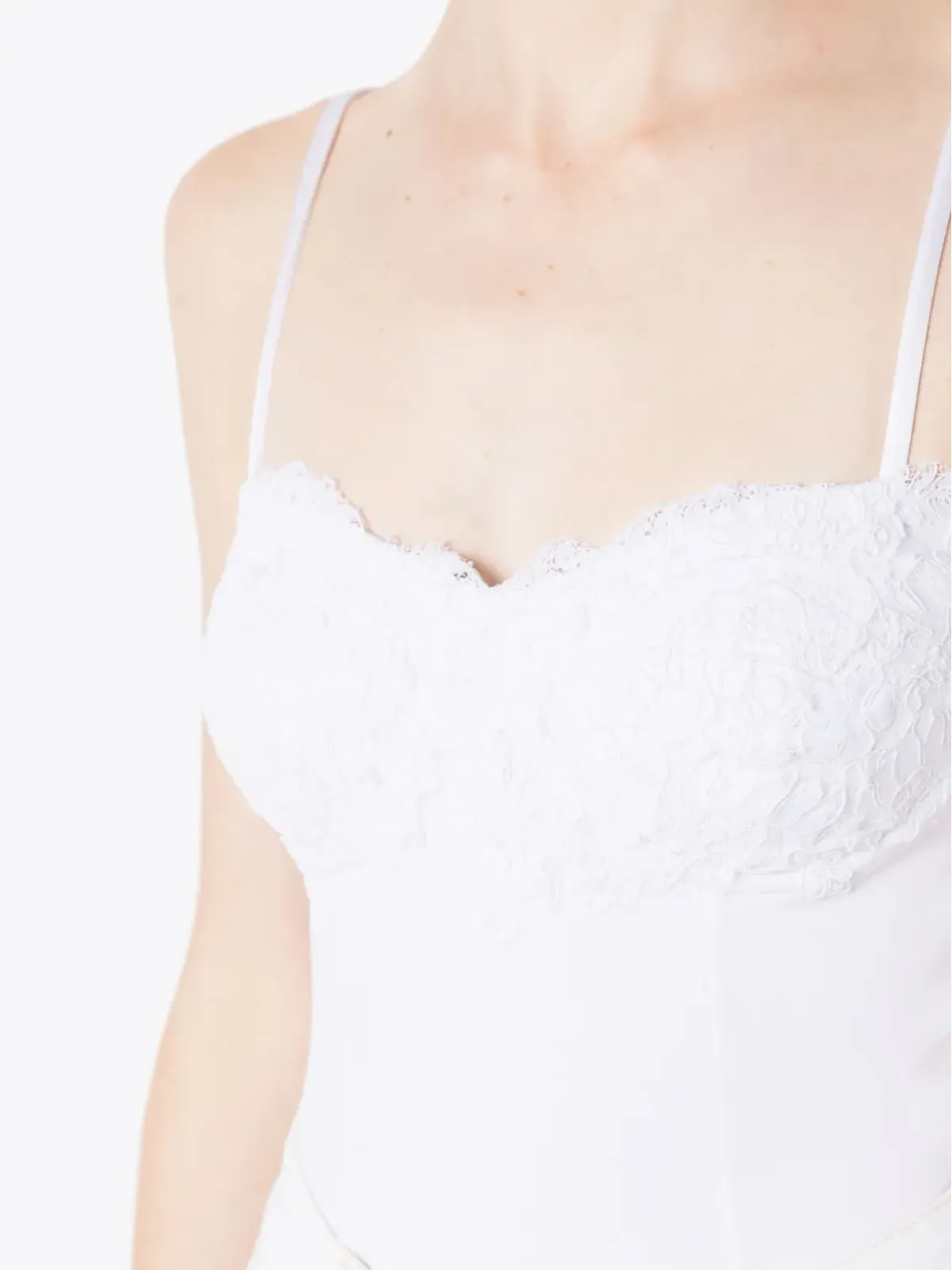 Lethicia Bronstein Katharine レースアップリケ ボディスーツ - 画像5