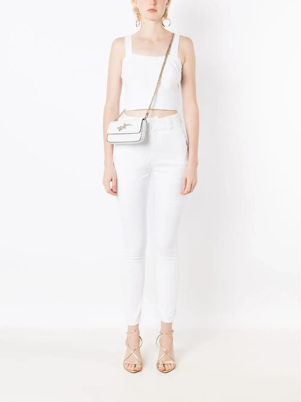 Lethicia Bronstein Amanda skinny-cut trousers - White - 画像2