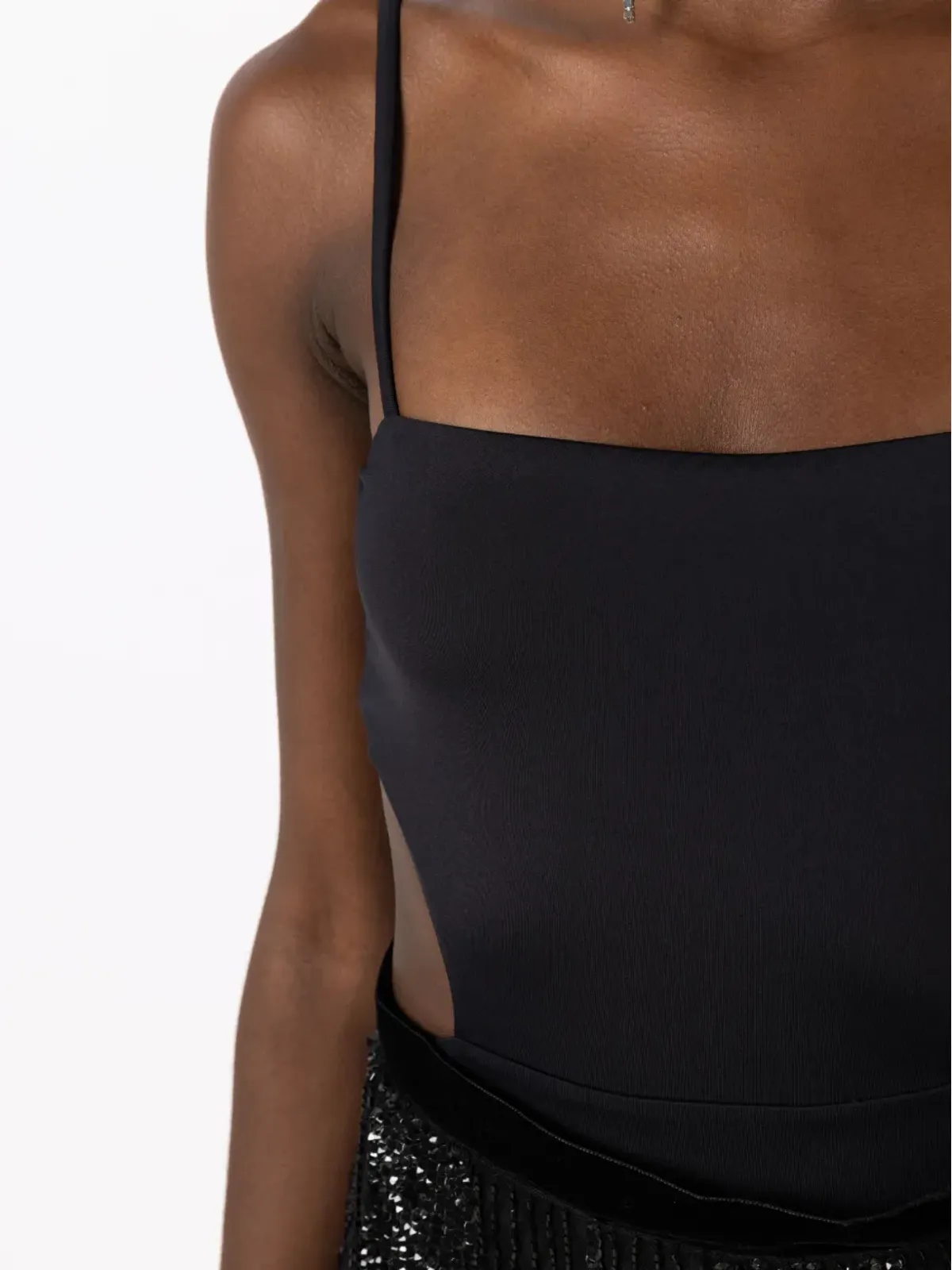 Lethicia Bronstein Pisces open-back body - Black - 画像5