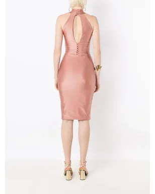 Lethicia Bronstein Audrey メタリック光沢ドレス - サムネイル4