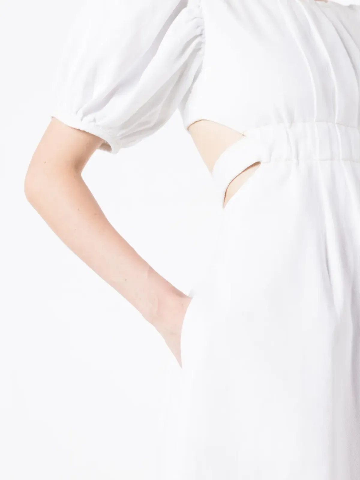 Lethicia Bronstein オーロラ パフスリーブ ミディドレス - 画像5