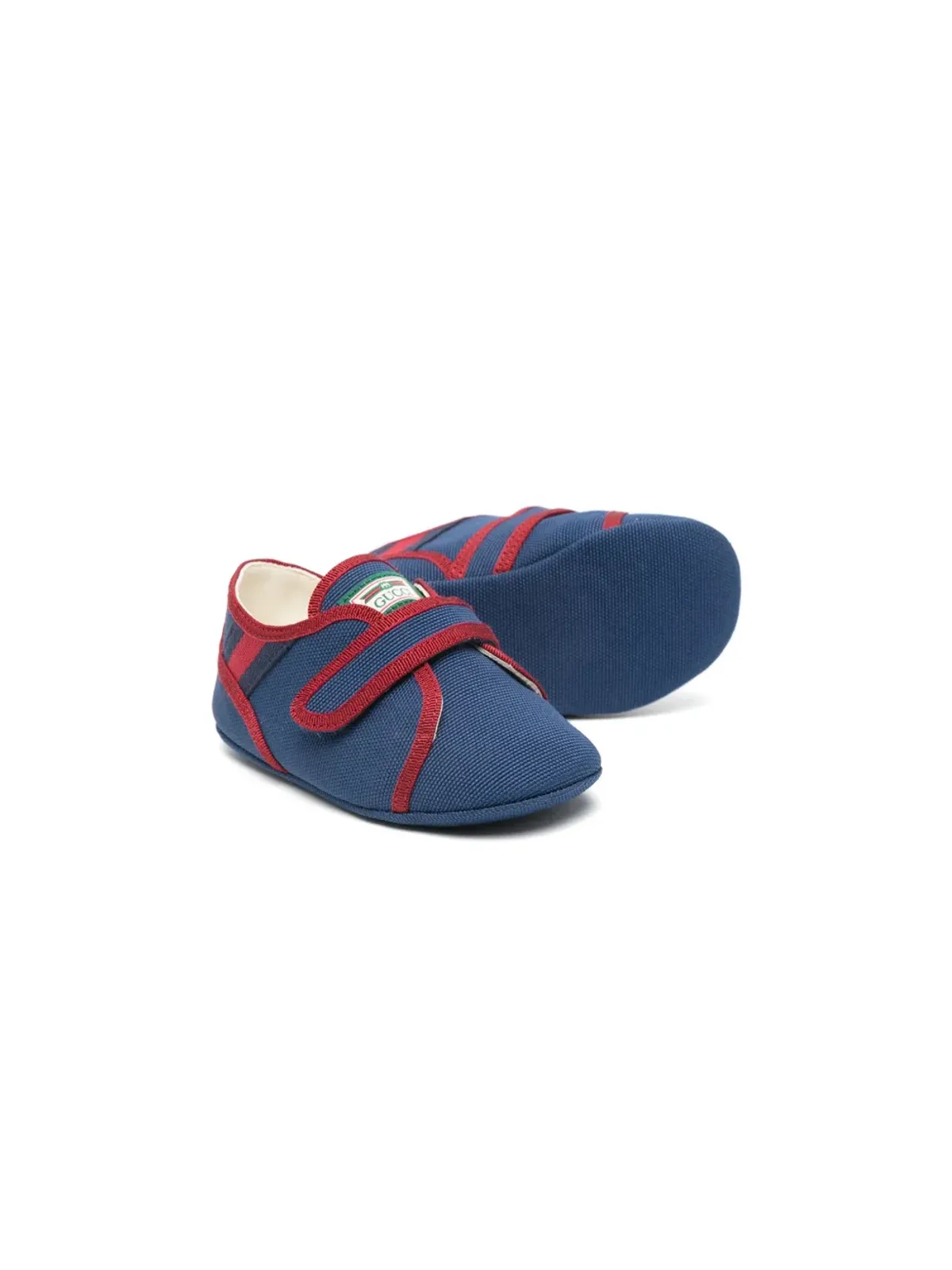 Gucci Kids テニス 1977 キャンバス プリウォーカー ブルー - 画像2