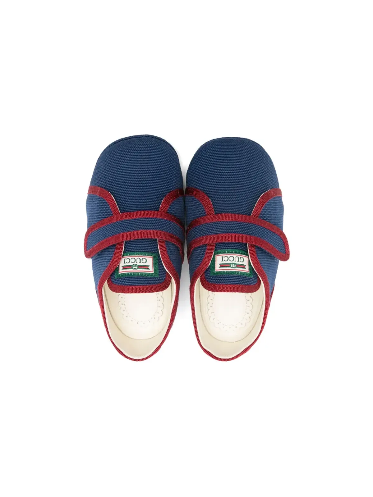 Gucci Kids テニス 1977 キャンバス プリウォーカー ブルー - 画像3