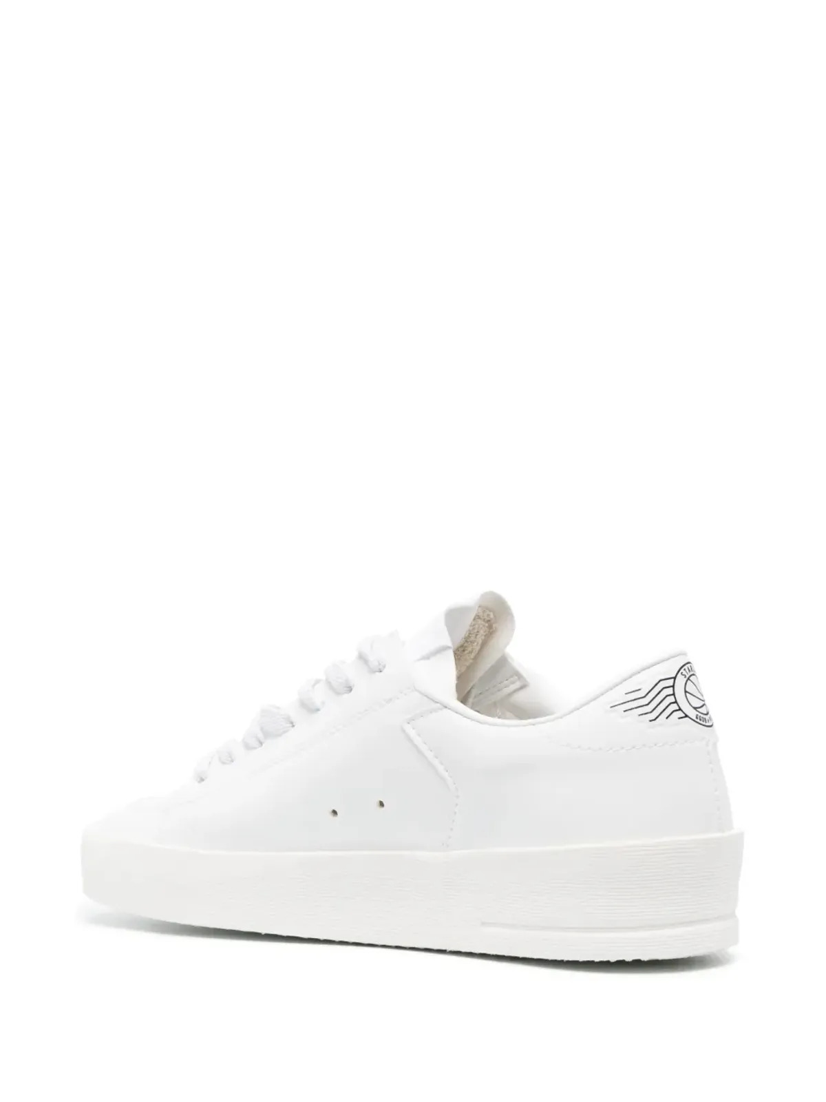 Golden Goose Stardan レザー ローカットスニーカー（ホワイト） - 画像3