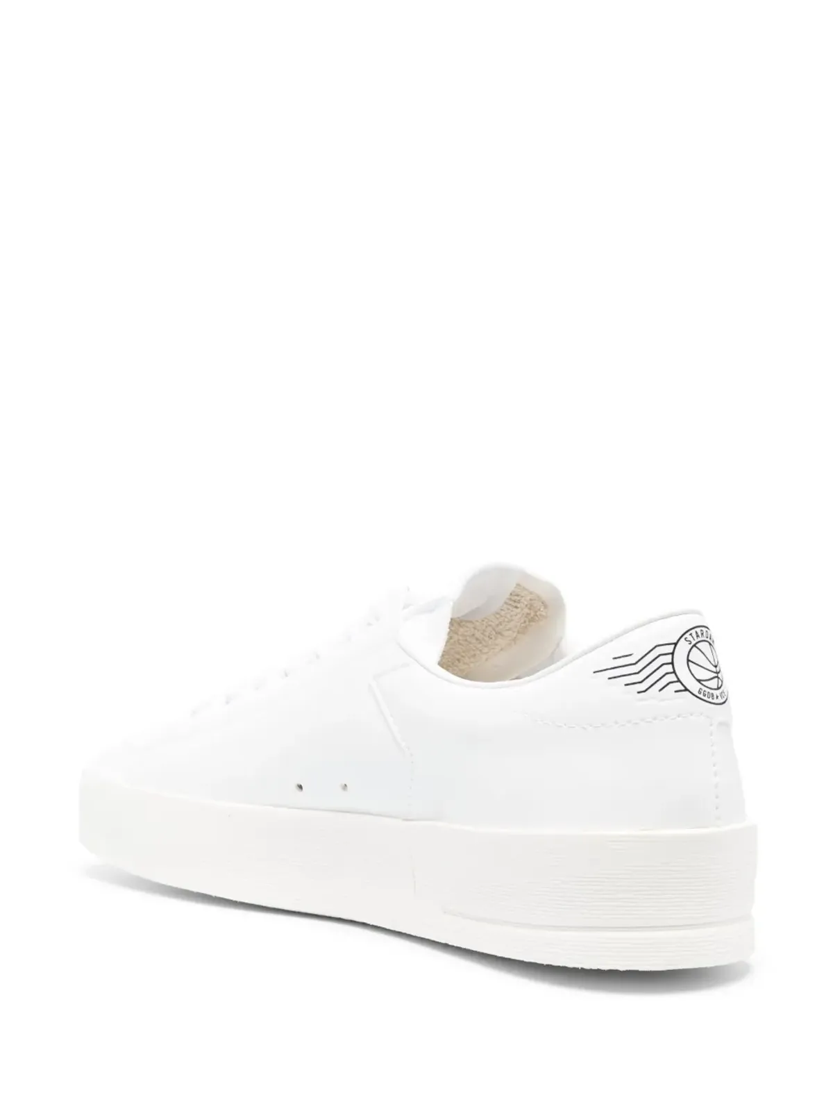 Golden Goose Stardan ロゴプリント スニーカー（ホワイト） - 画像3