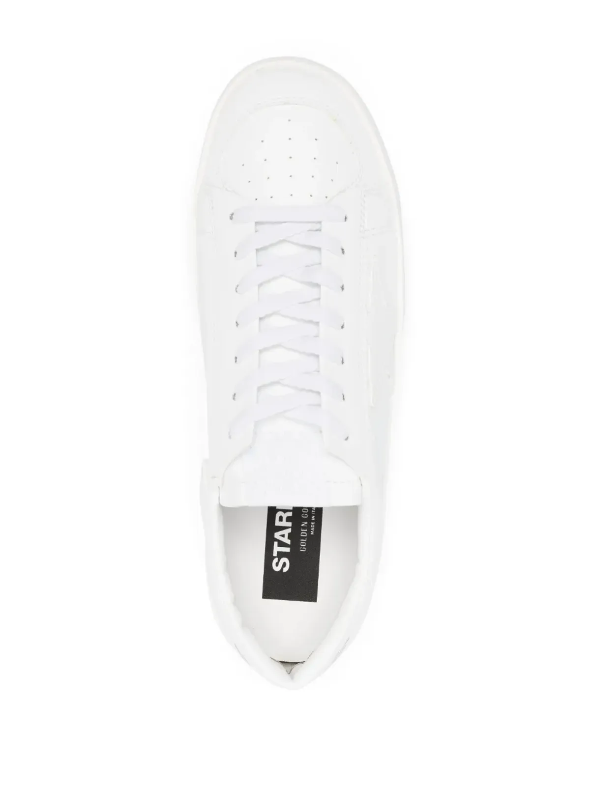 Golden Goose Stardan ロゴプリント スニーカー（ホワイト） - 画像4