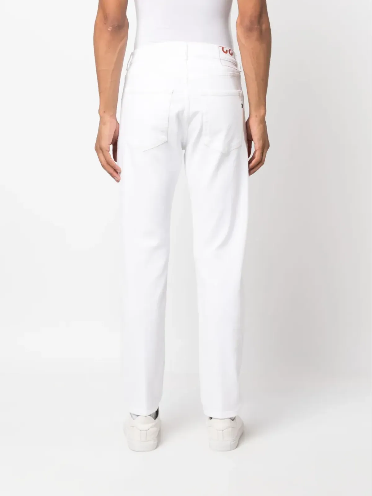 DONDUP ロゴプレート テーパードジーンズ - White - 画像4