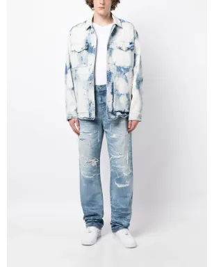 AMIRI ディストレスド ルーズフィット ジーンズ - ブルー - サムネイル2