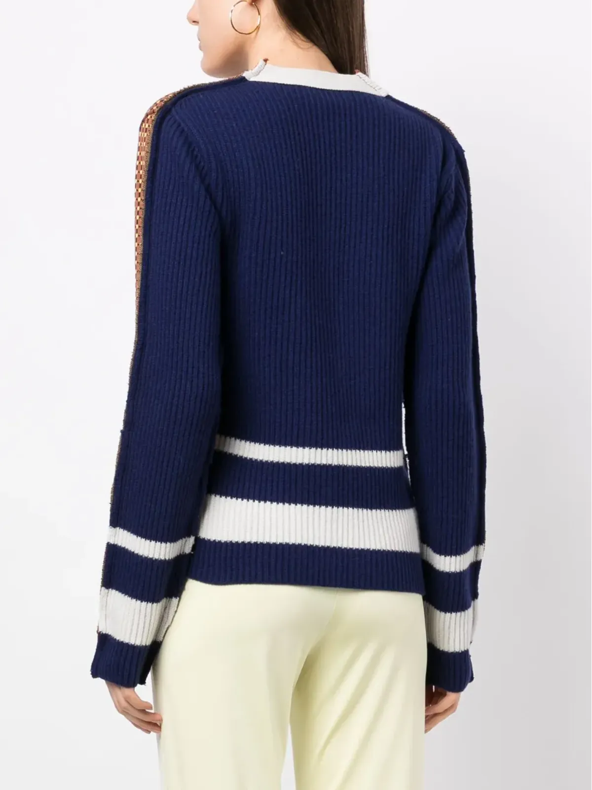 Marni グラフィックプリント Vネック カーディガン - Brown - 画像4