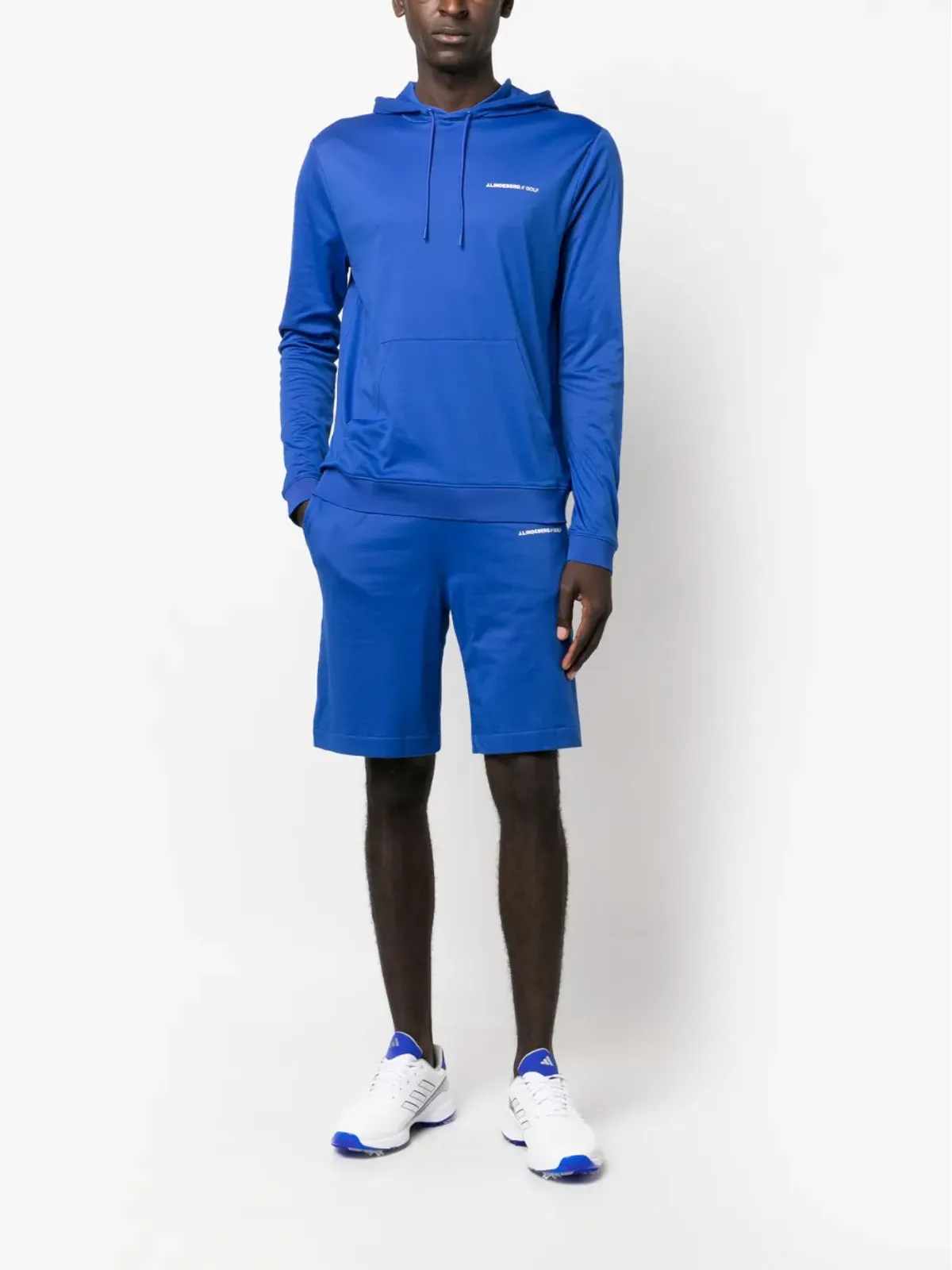 J.Lindeberg ロゴプリント ウエストゴム入りショートパンツ - 画像2