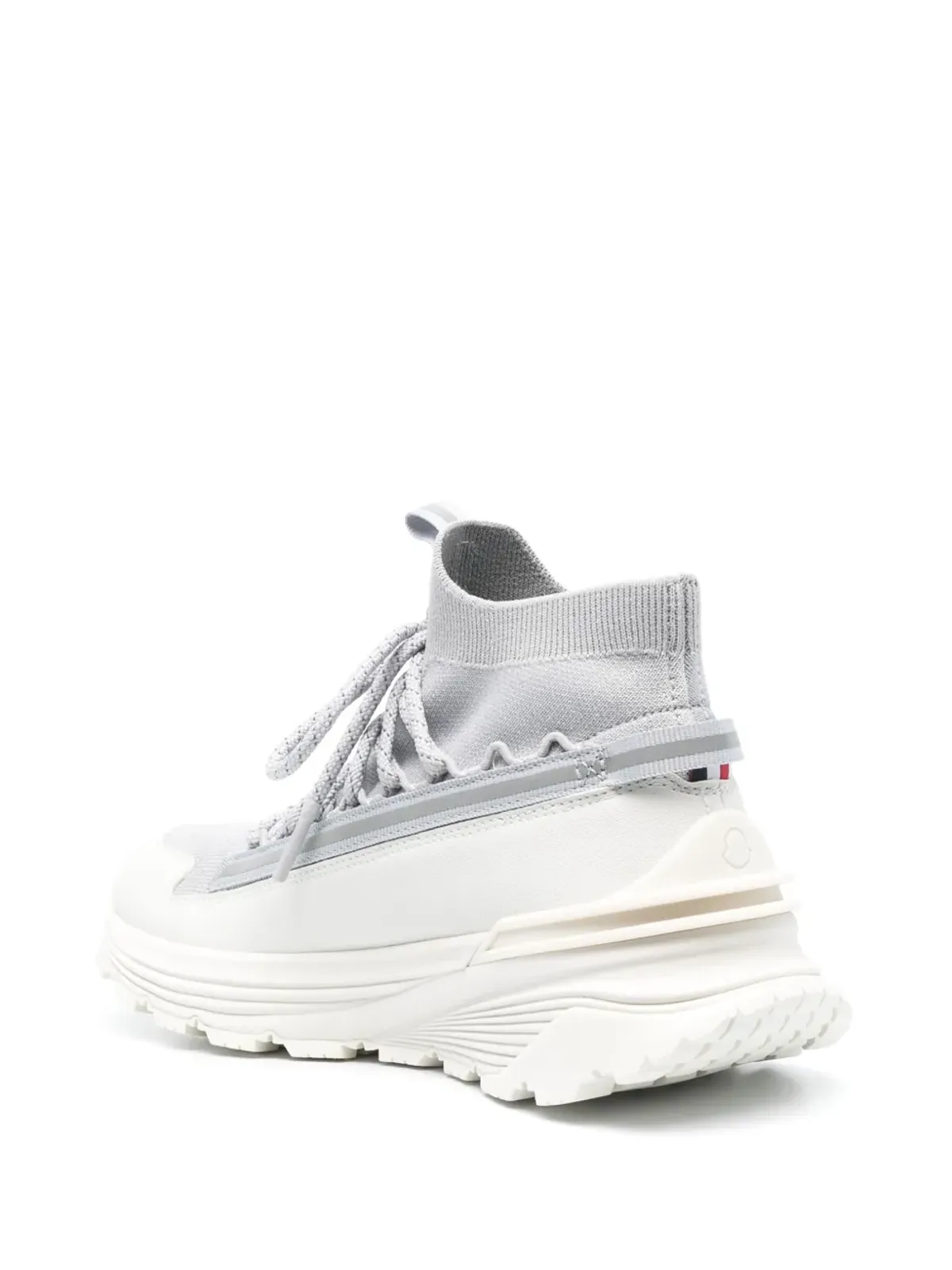 Moncler Monte runner lace-up sneakers - Silver - 画像3
