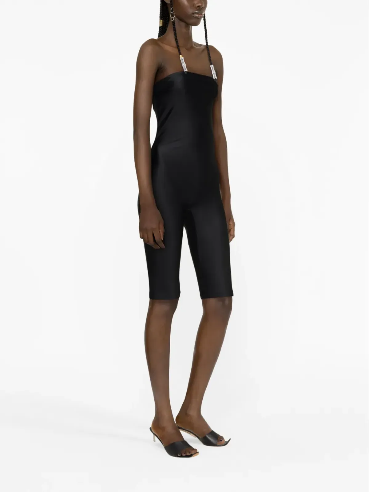 Atu Body Couture ストラップレス ジャージー ジャンプスーツ - 画像4