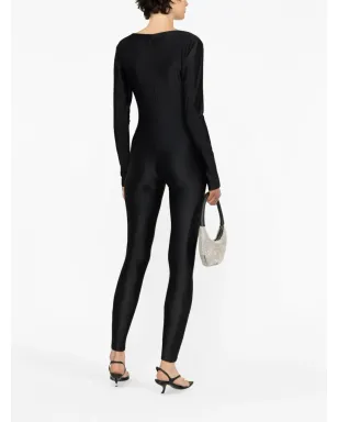 Atu Body Couture レースアップサテンキャットスーツ - サムネイル3