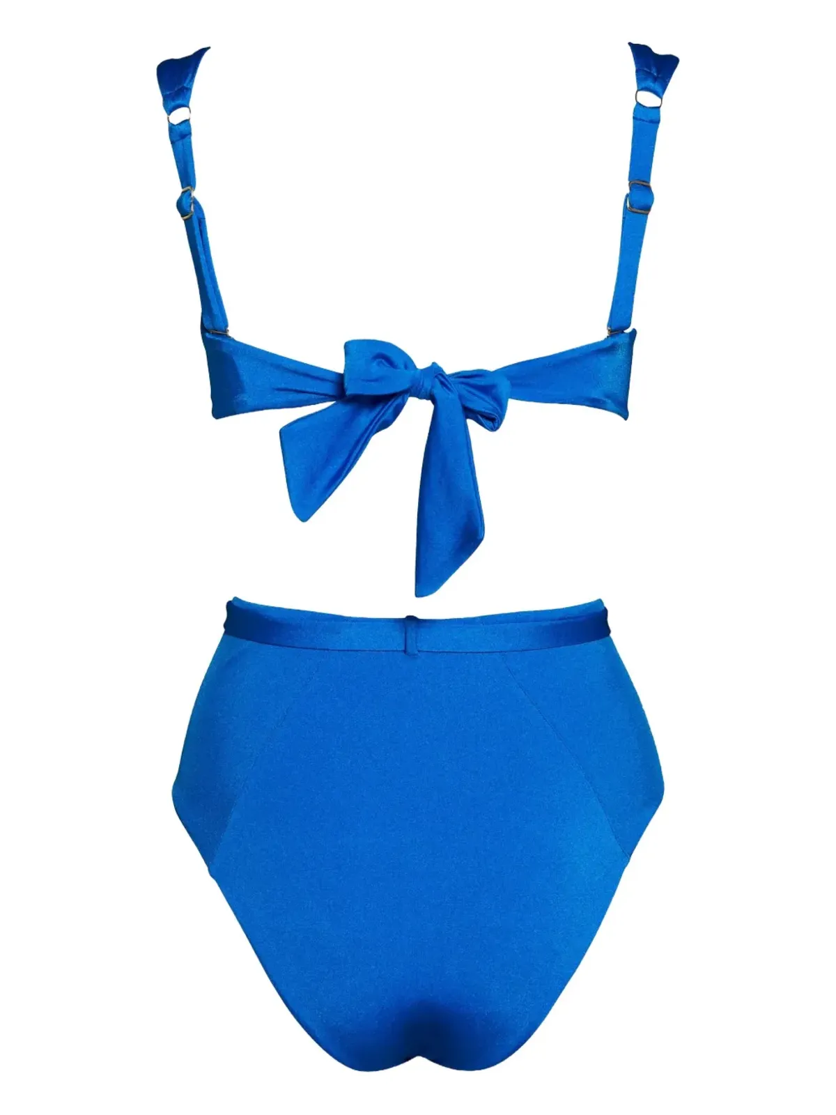 Noire Swimwear 貝殻モチーフ バンドゥビキニセット ブルー - 画像2