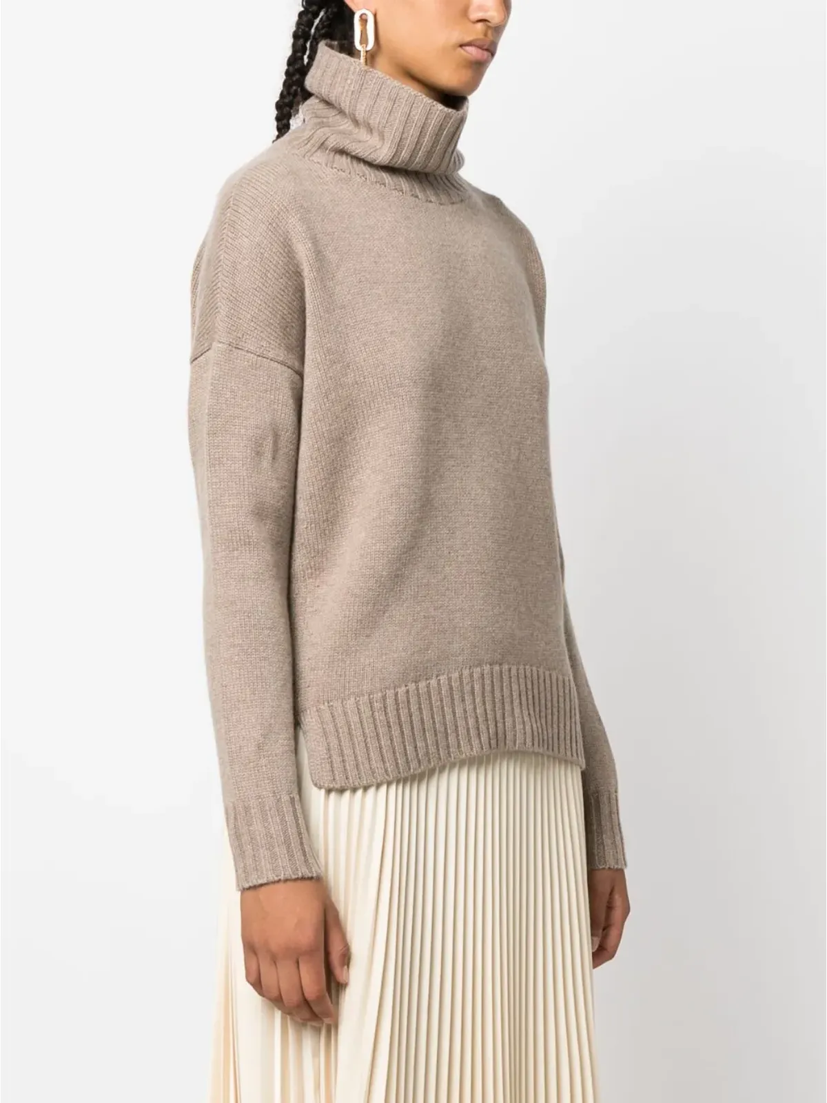 Max Mara ファインニット ロールネック ジャンパー - 画像3