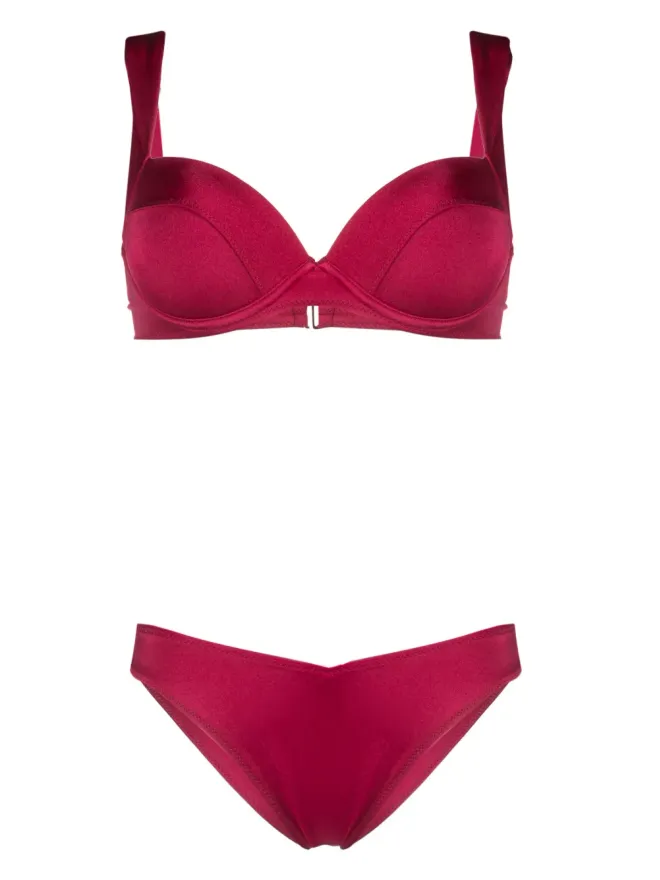 Noire Swimwear Noire Swimwear 貝殻モチーフのビキニセット - レッドの商品画像
