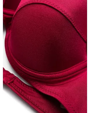 Noire Swimwear 貝殻モチーフのビキニセット - レッド - サムネイル4