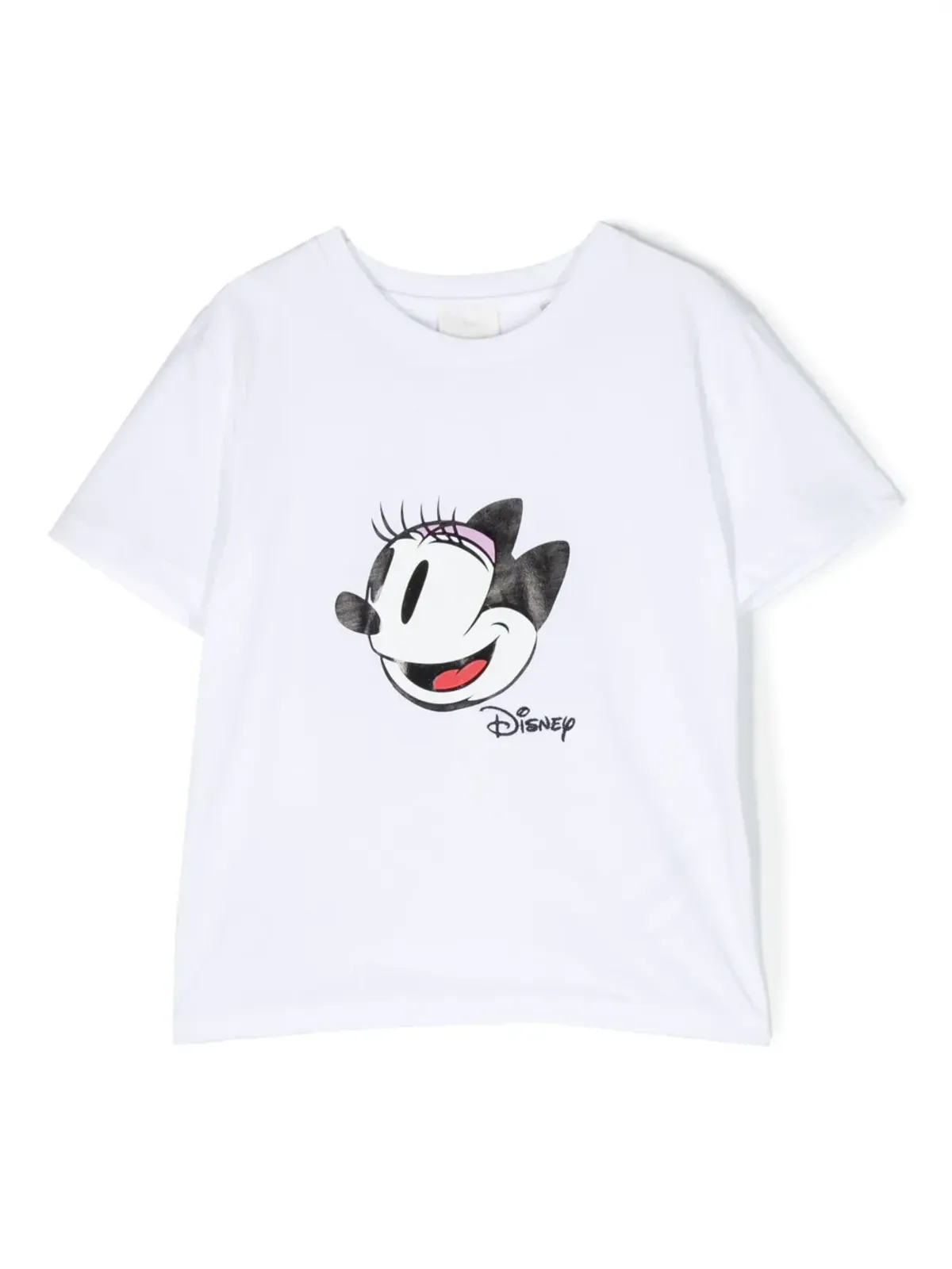 Givenchy Kids x Disney cartoon-print cotton T-shirt - White - 画像1