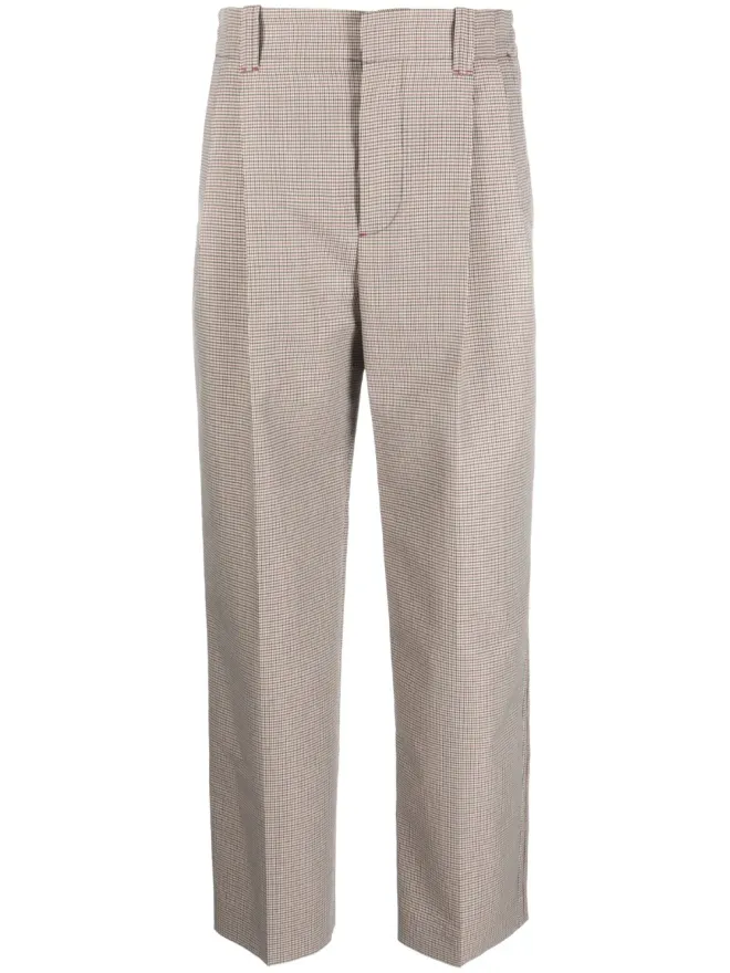 Marni Marni プリーツ入りクロップドパンツ - Neutralsの商品画像