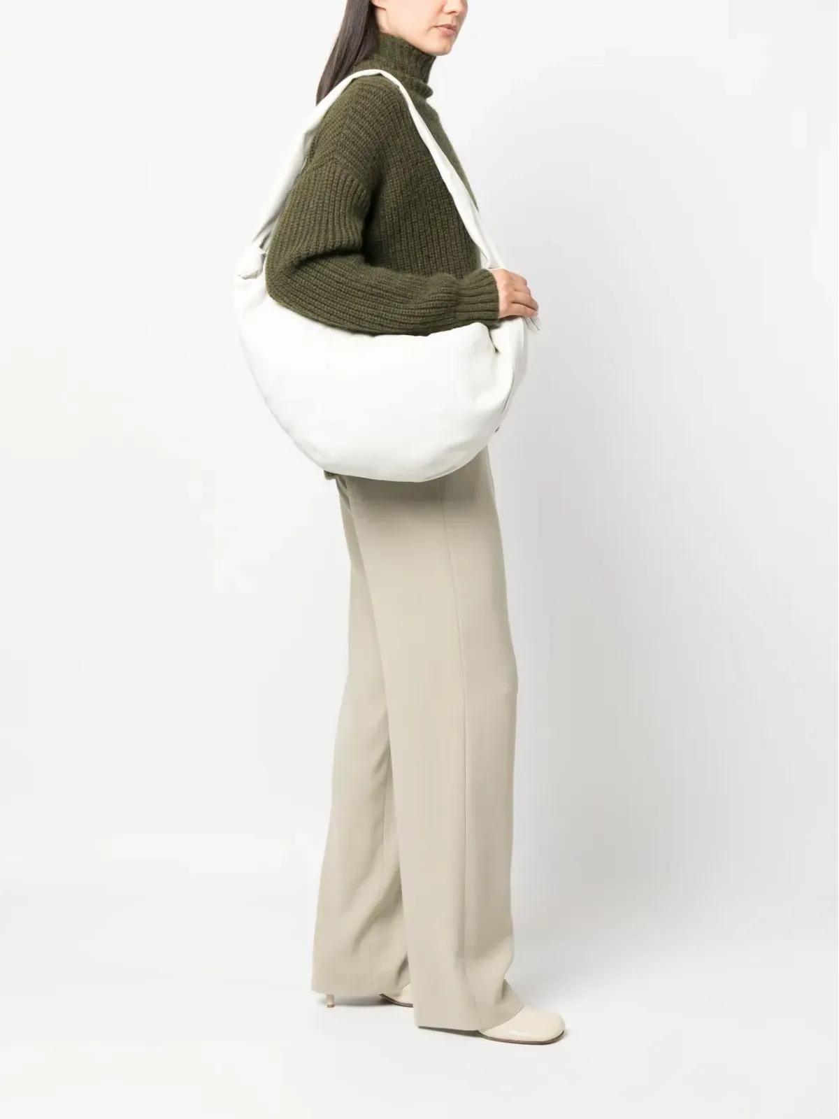 LEMAIRE クロワッサンレザー ショルダーバッグ - 画像2