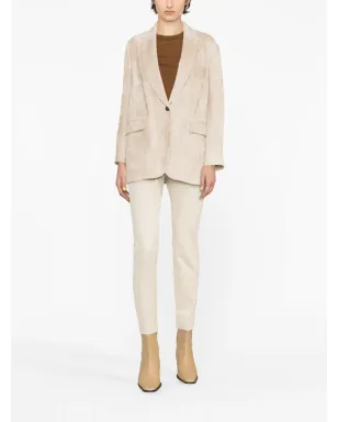 Brunello Cucinelli ギャバジン クロップドパンツ - ニュートラル - サムネイル2