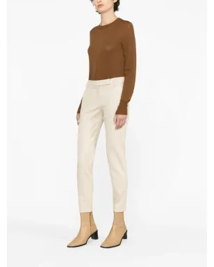 Brunello Cucinelli ギャバジン クロップドパンツ - ニュートラル - サムネイル3