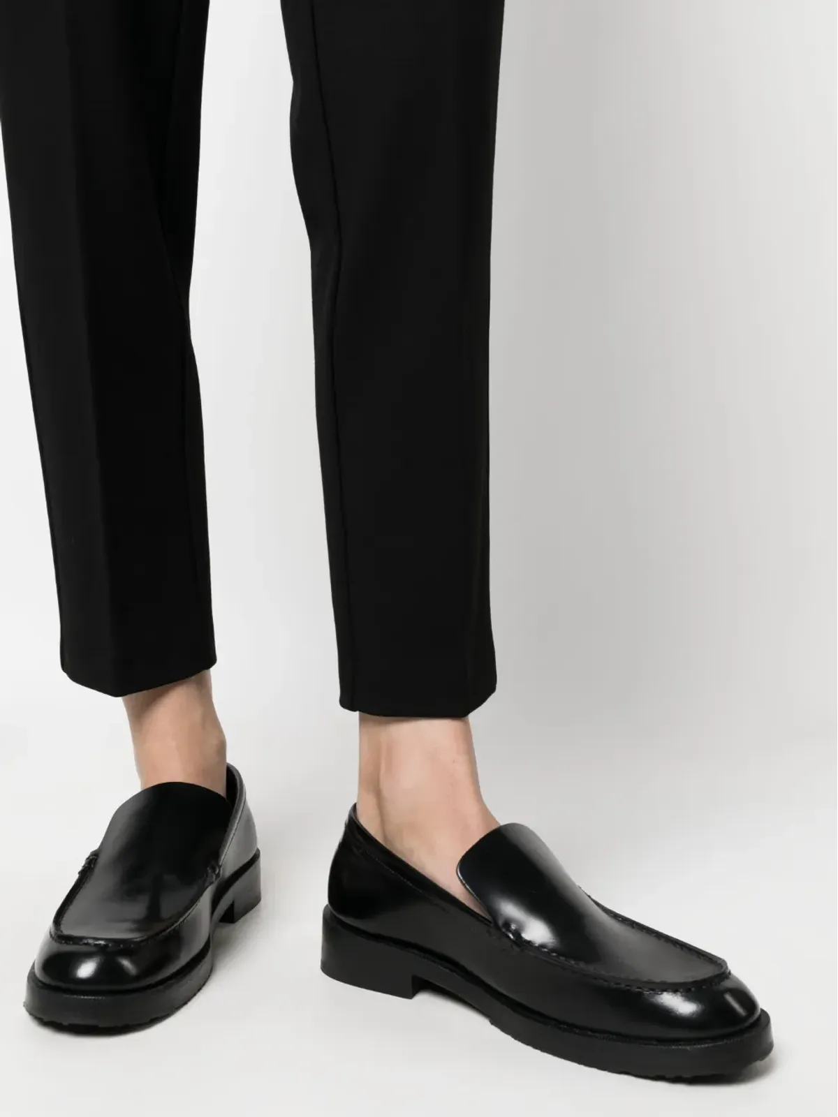 PINKO ハイウエスト クロップドパンツ - 画像5