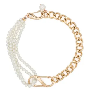 Atu Body Couture x Shir Fine Jewellery マザーオブパール チェーンリンク ネックレス - ゴールド - サムネイル1