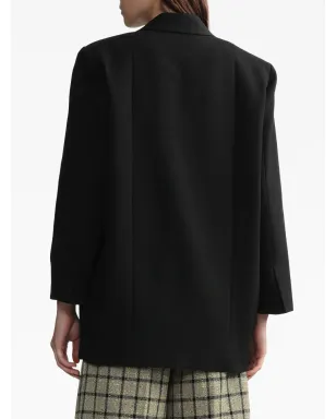 GANNI ショルダーパッド入り シングルブレスト ブレザー - サムネイル4