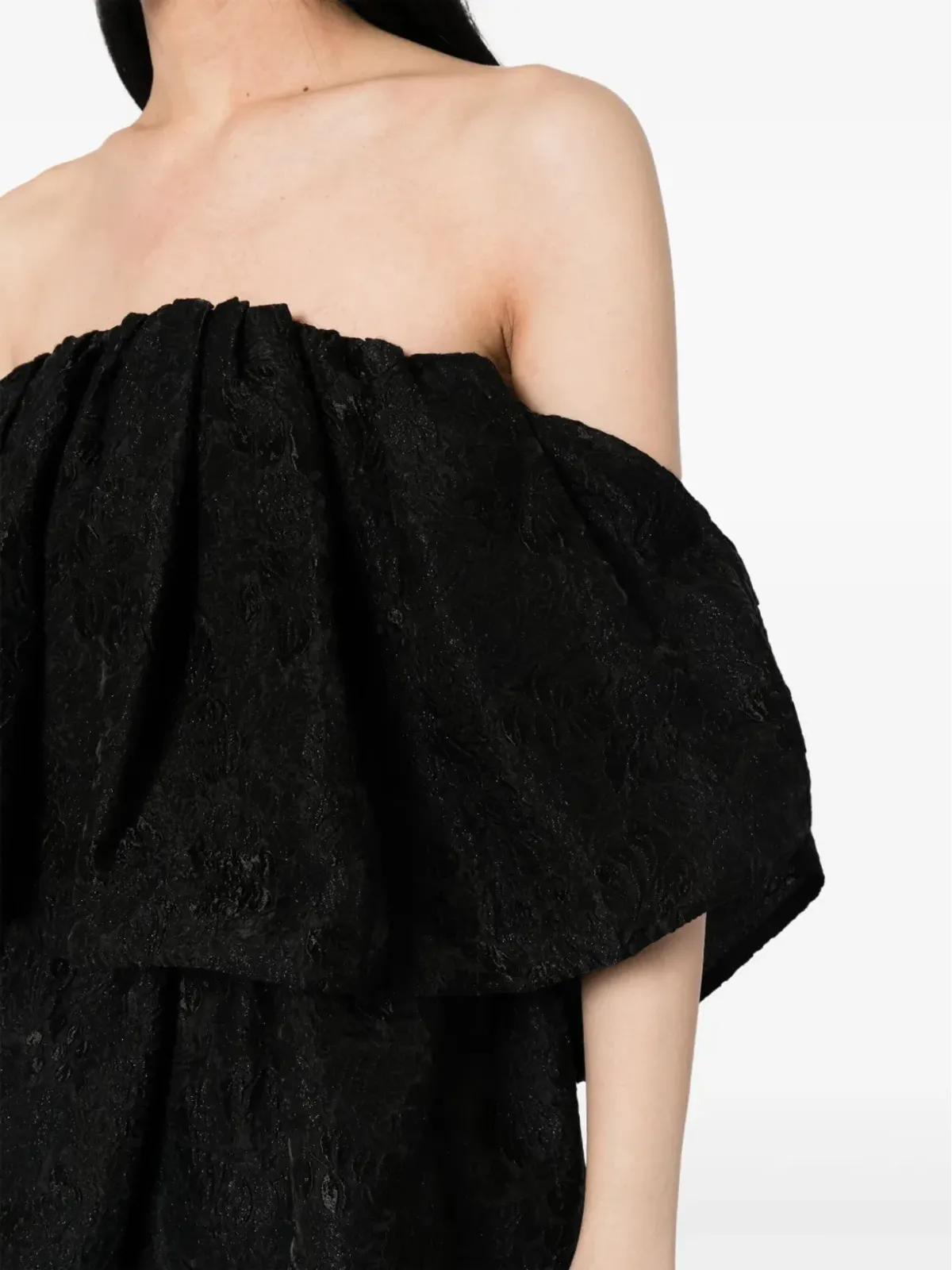 Ulla Johnson Oui フローラルジャカード ストラップレス ミニドレス - 画像5