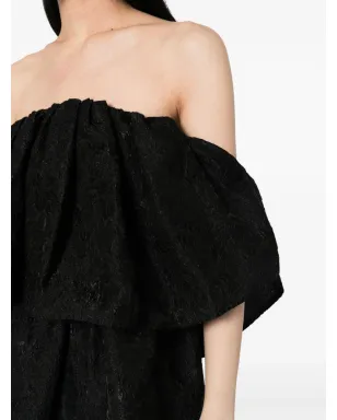 Ulla Johnson Oui フローラルジャカード ストラップレス ミニドレス - サムネイル5