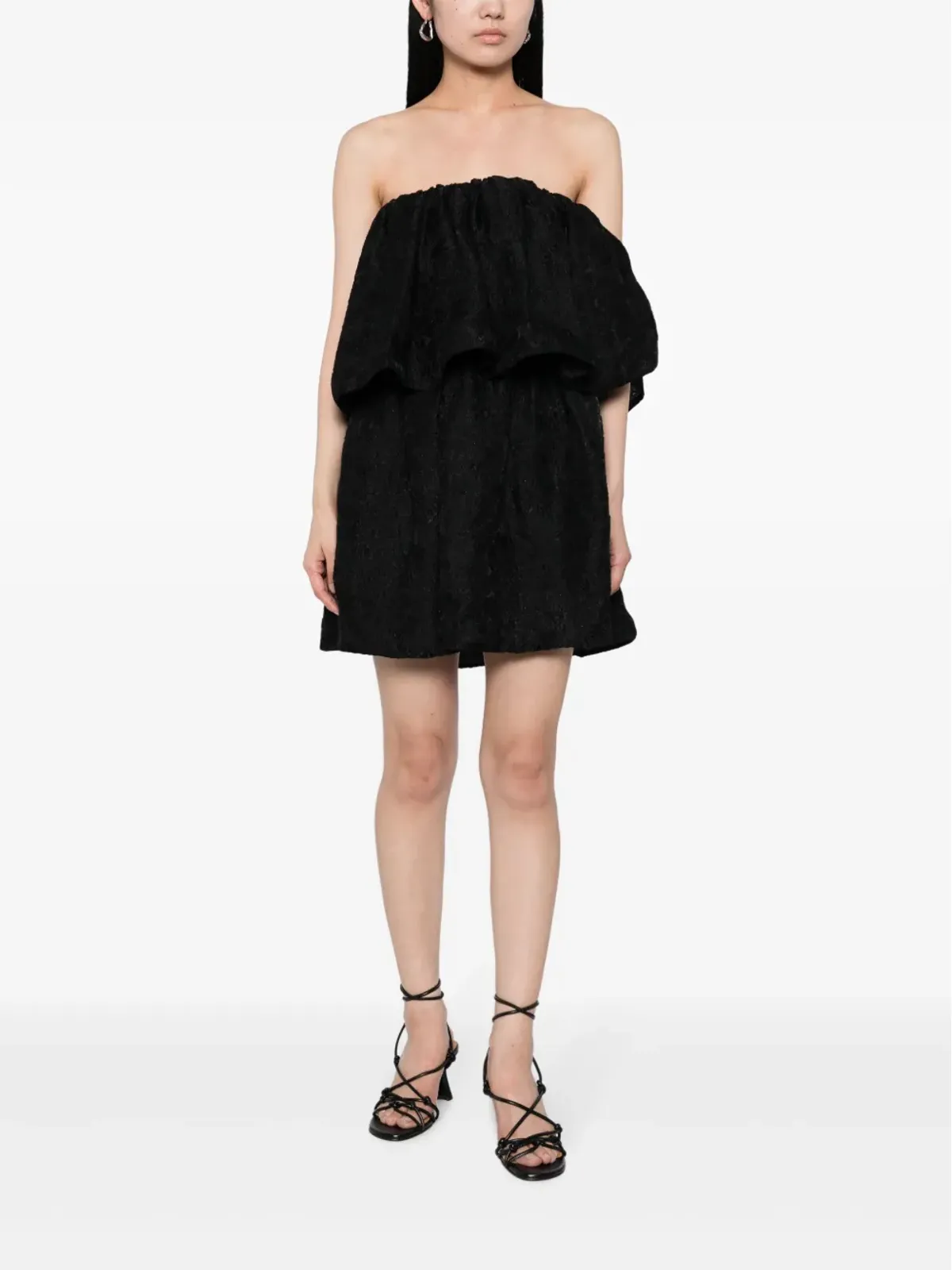 Ulla Johnson Oui フローラルジャカード ストラップレス ミニドレス - 画像2