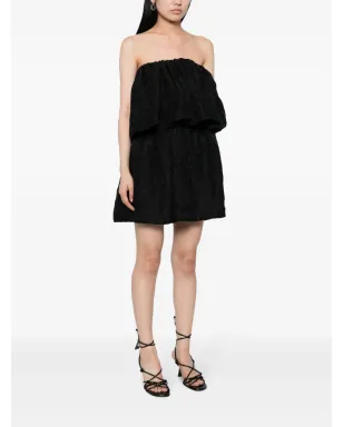 Ulla Johnson Oui フローラルジャカード ストラップレス ミニドレス - サムネイル3