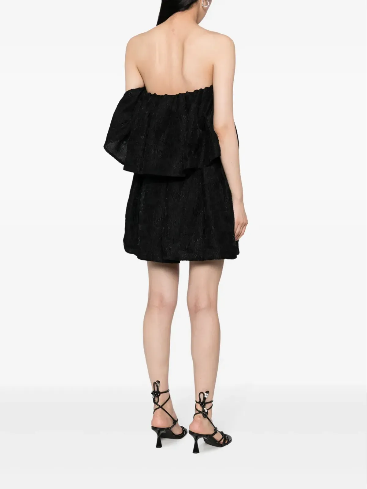 Ulla Johnson Oui フローラルジャカード ストラップレス ミニドレス - 画像4