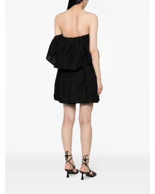 Ulla Johnson Oui フローラルジャカード ストラップレス ミニドレス - サムネイル4