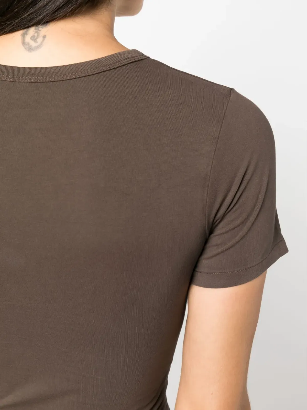 ENTIRE STUDIOS 半袖オーガニックコットンTシャツ ブラウン - 画像5