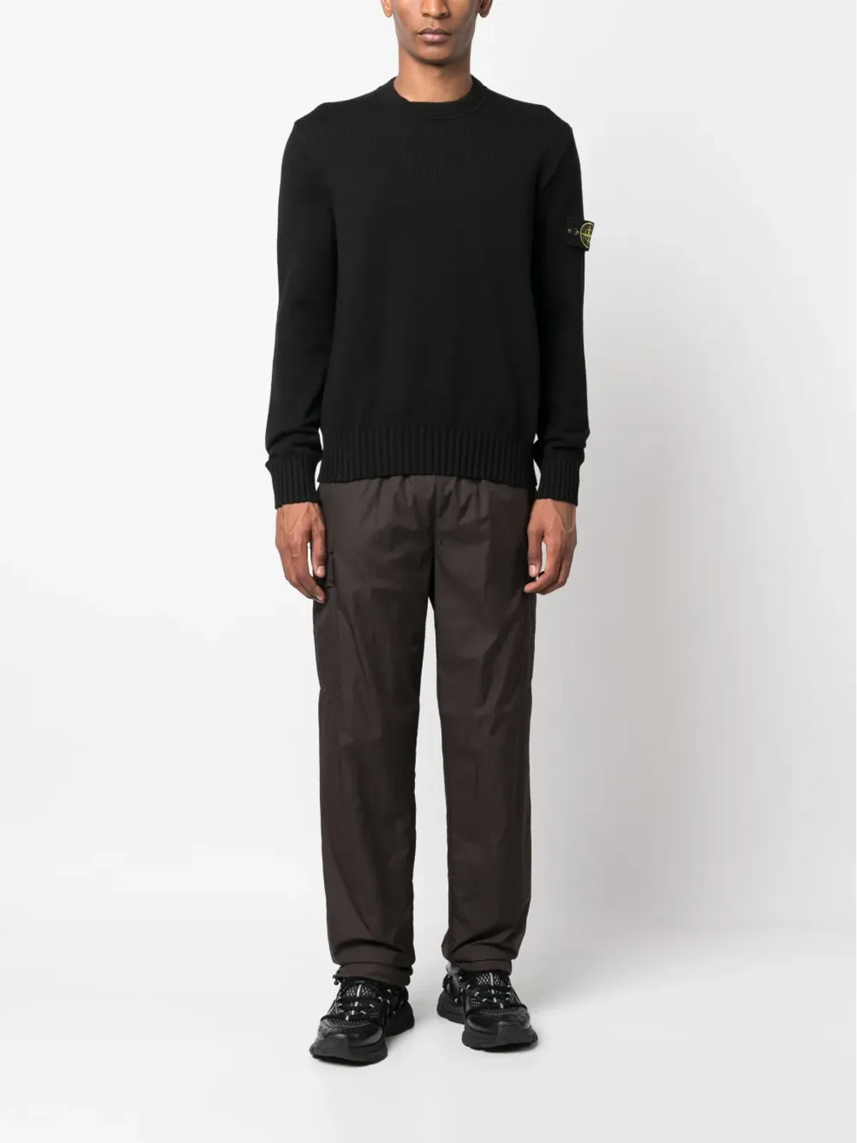 Stone Island コンパスパッチ コットンブレンド ジャンパー - 画像2