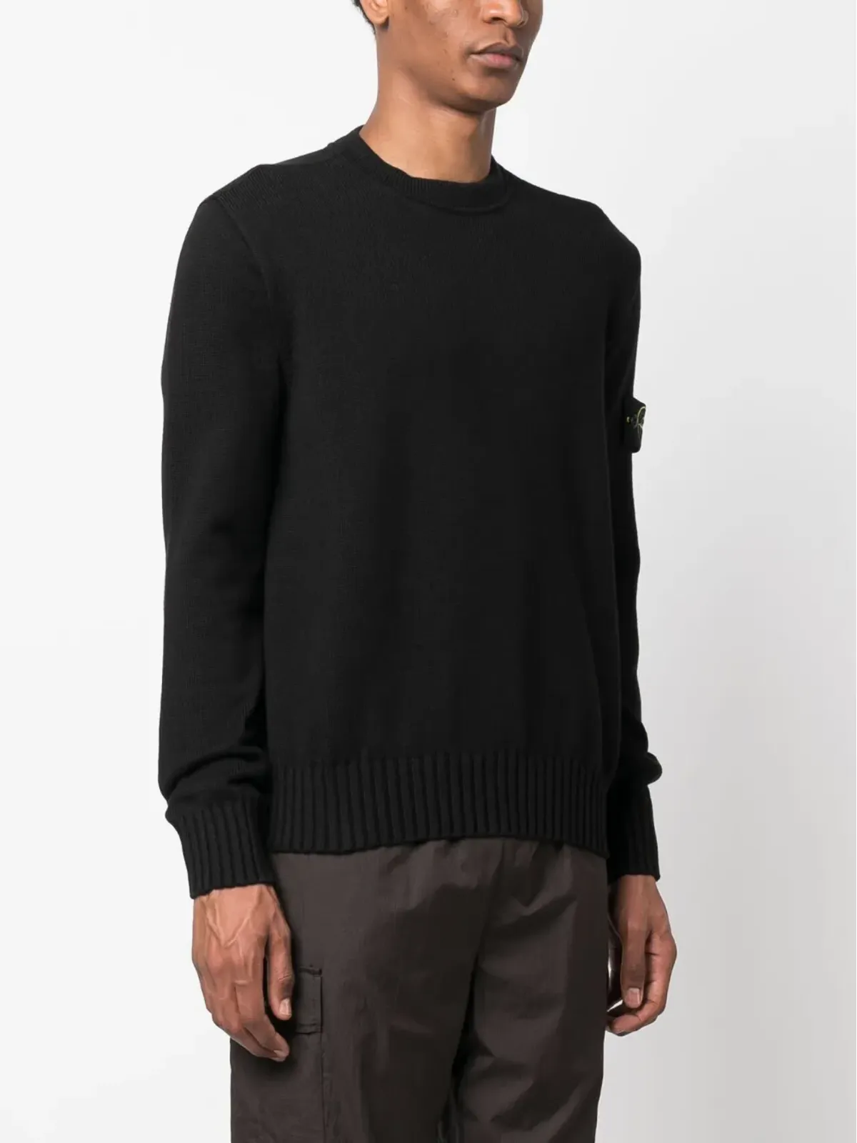Stone Island コンパスパッチ コットンブレンド ジャンパー - 画像3