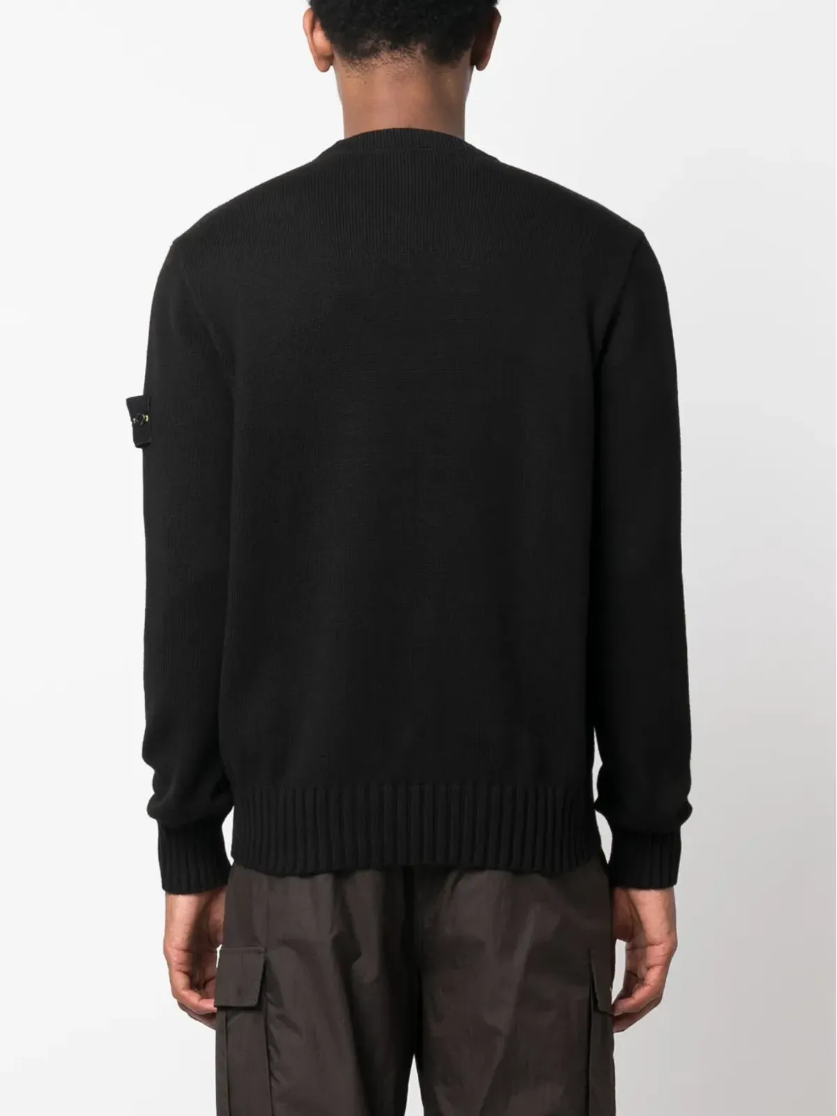 Stone Island コンパスパッチ コットンブレンド ジャンパー - 画像4