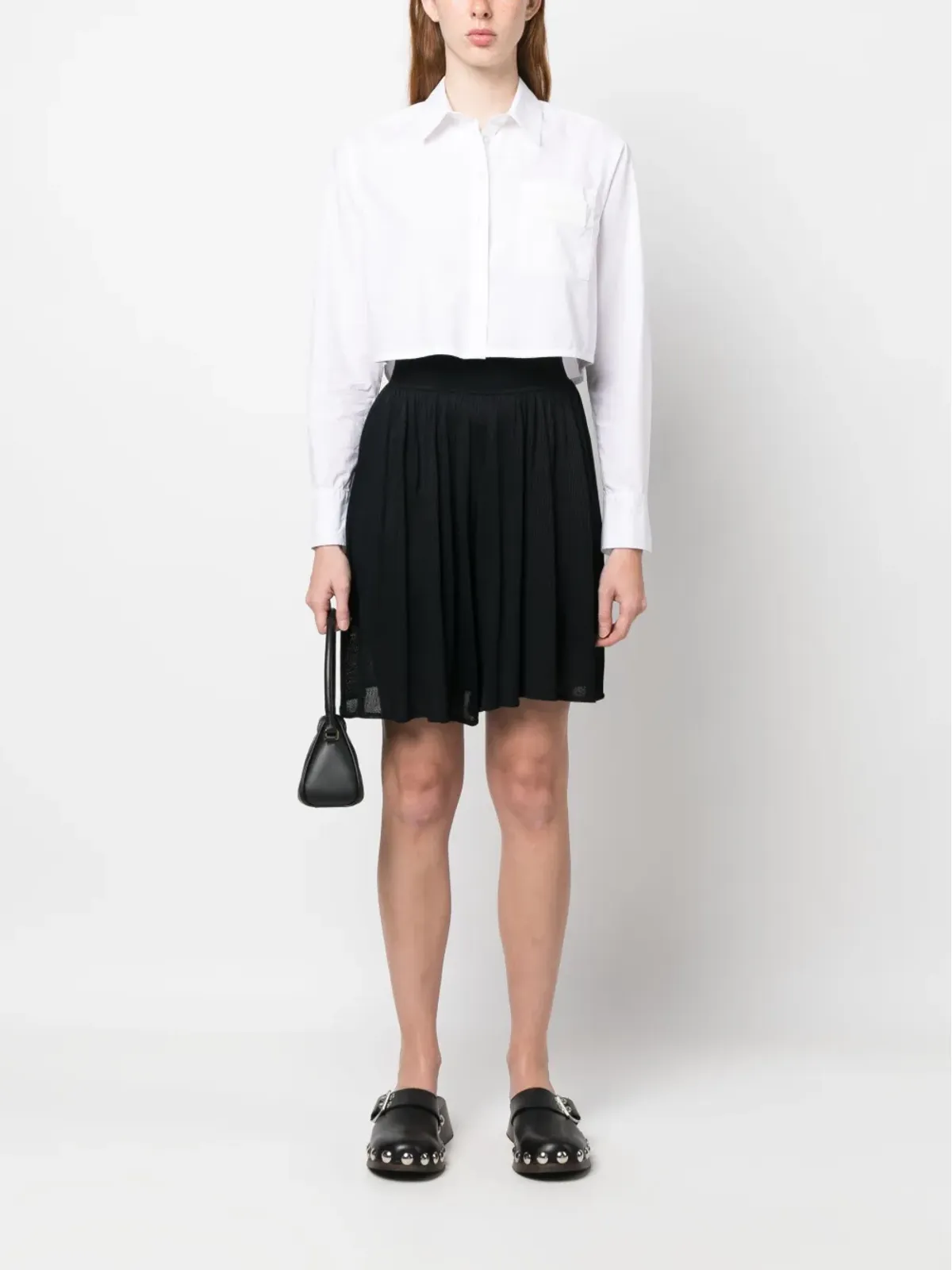 Tory Burch 軽量ニットショーツ - ブラック - 画像2