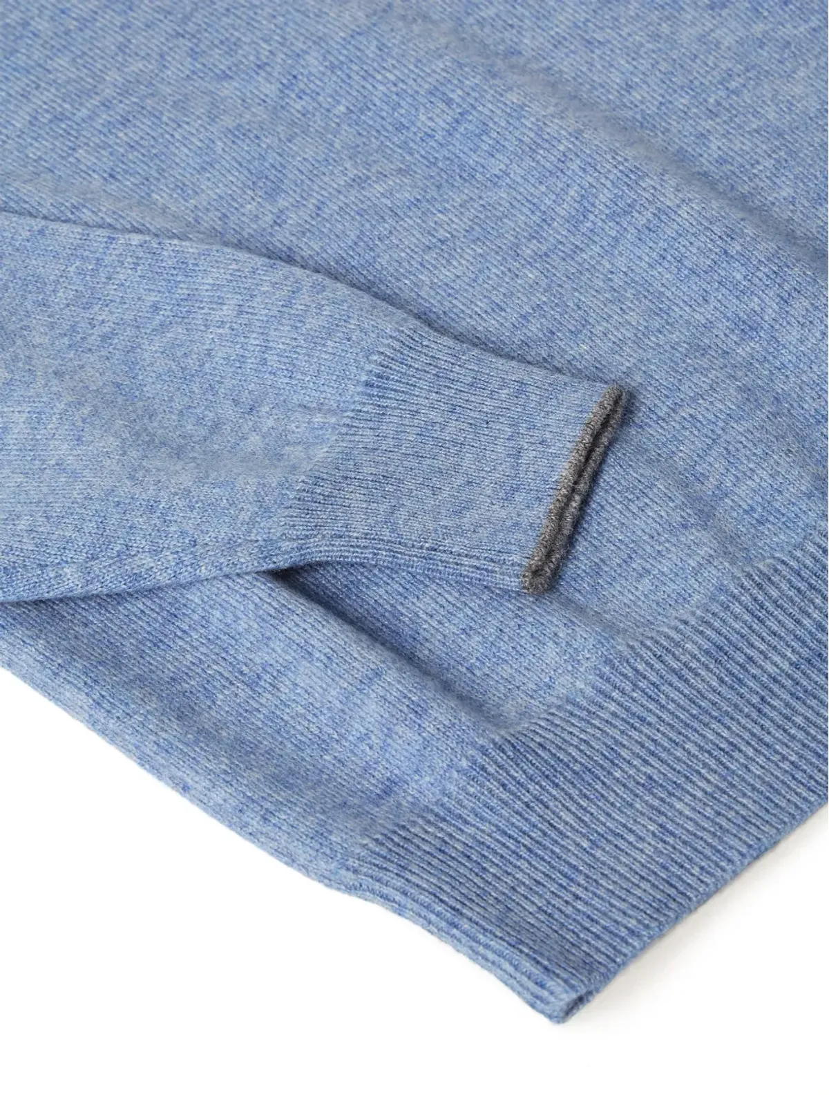 Brunello Cucinelli Kids ファインニット カシミヤ セーター - ブルー - 画像3