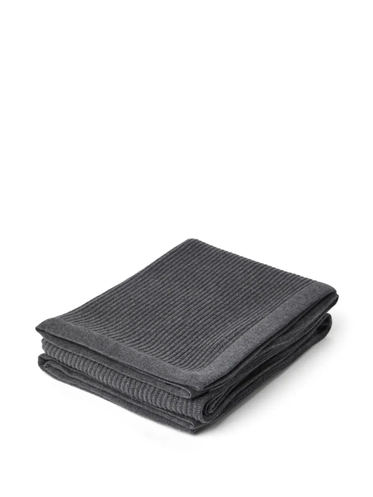 Brunello Cucinelli カシミヤブランケット - グレー - 画像2