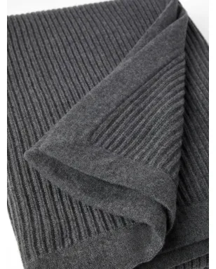 Brunello Cucinelli カシミヤブランケット - グレー - サムネイル3